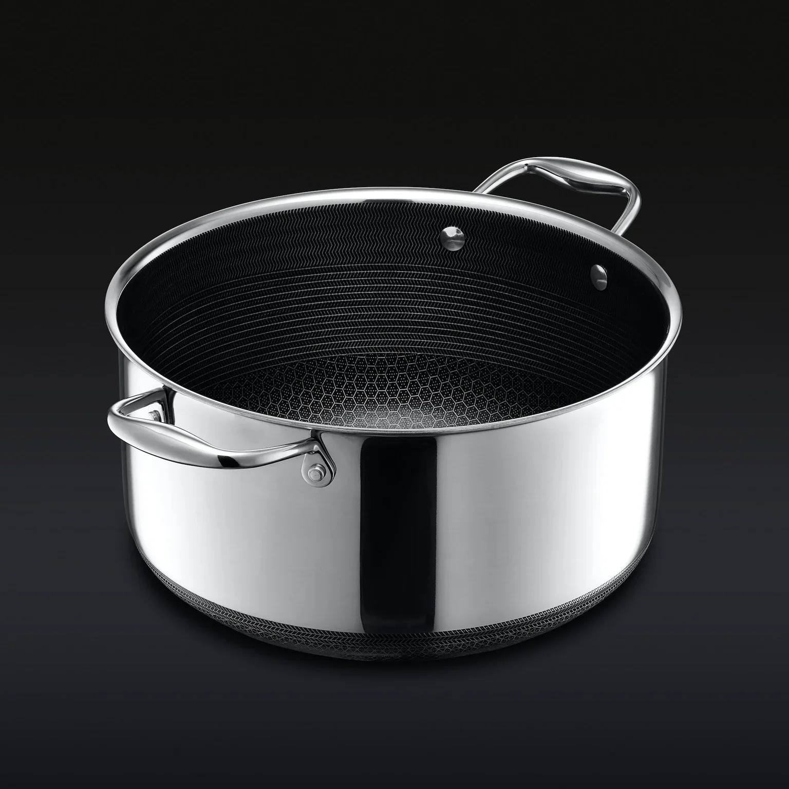 Eterna Tri-Ply 28cm Casserole with Lid - Image 2