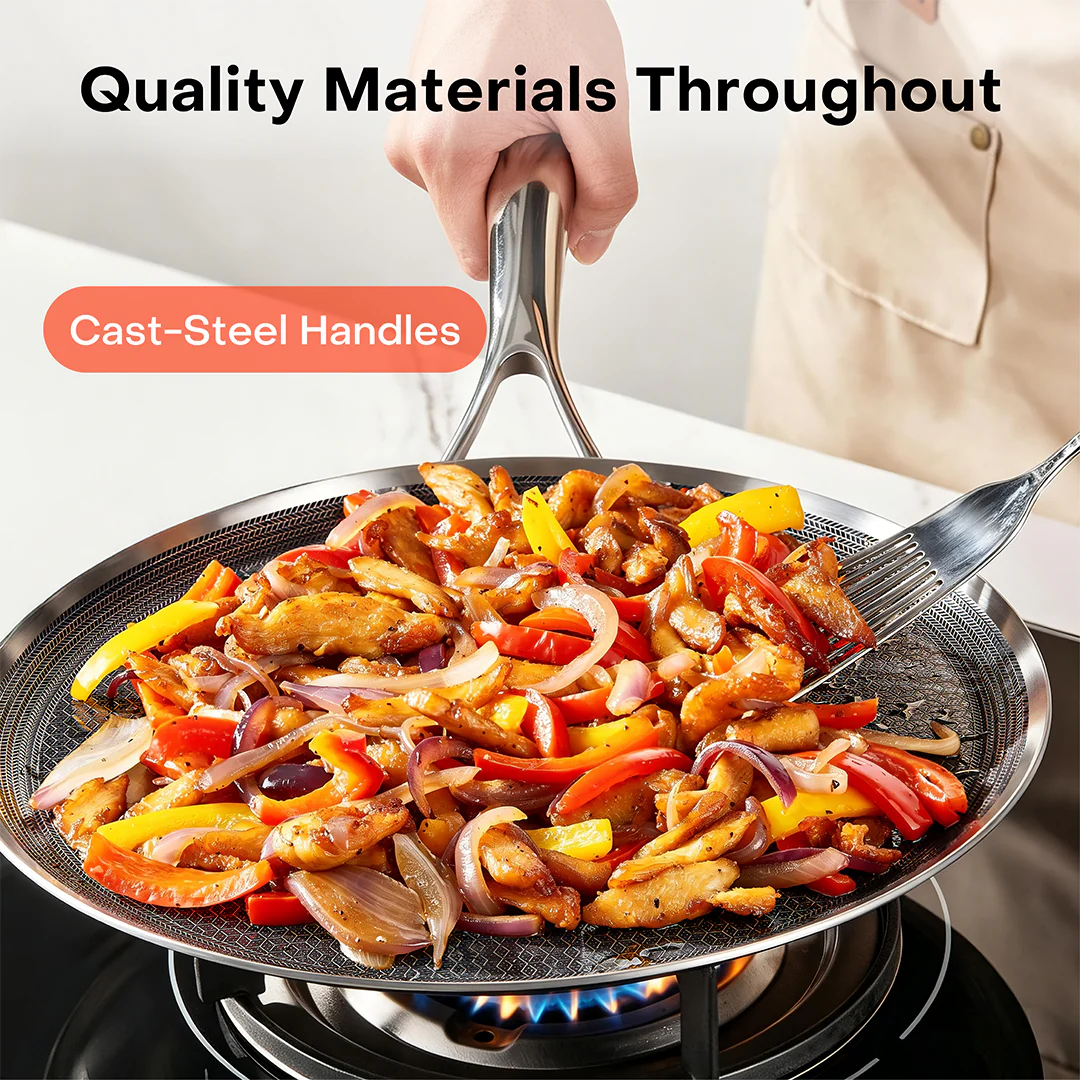 Eterna Tri-Ply 31cm Griddle Pan (Tawa) - Image 5
