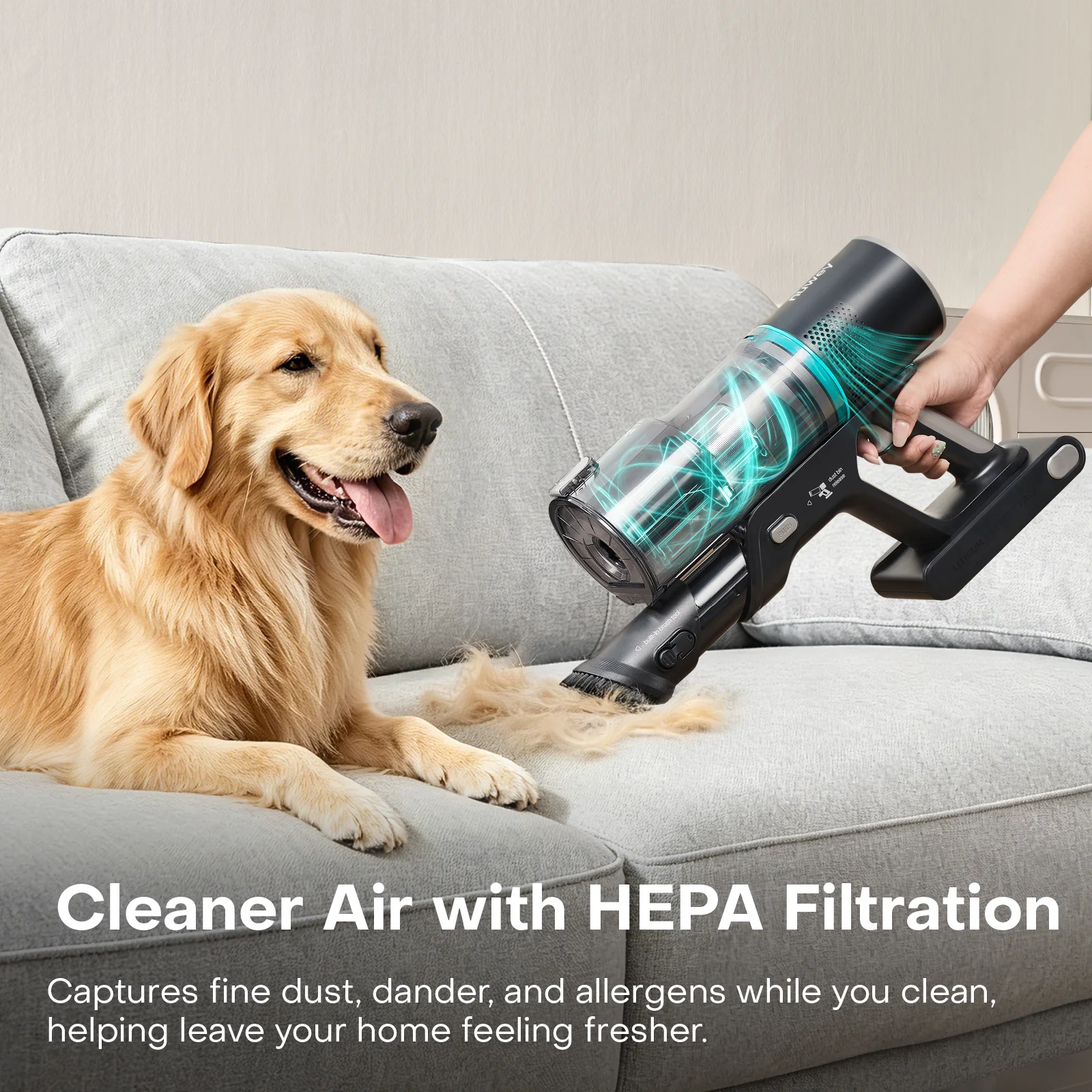 Nuwey Cordless Vacuum Cleaner - Image 3